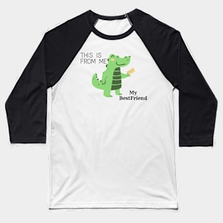 crocodile working mailman Baseball T-Shirt